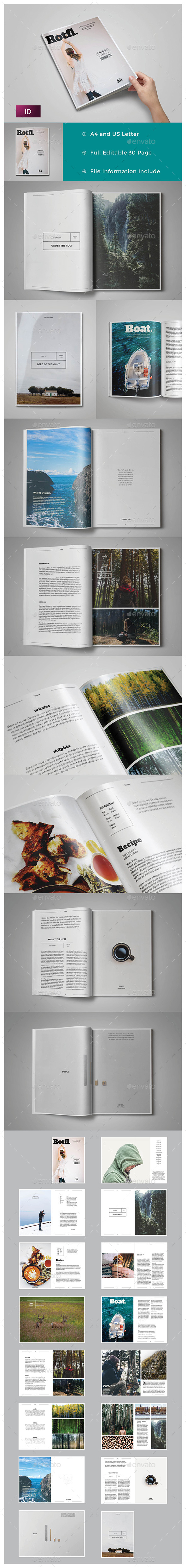 Rotfl Magazine / Portfolio - Magazines Print Templates