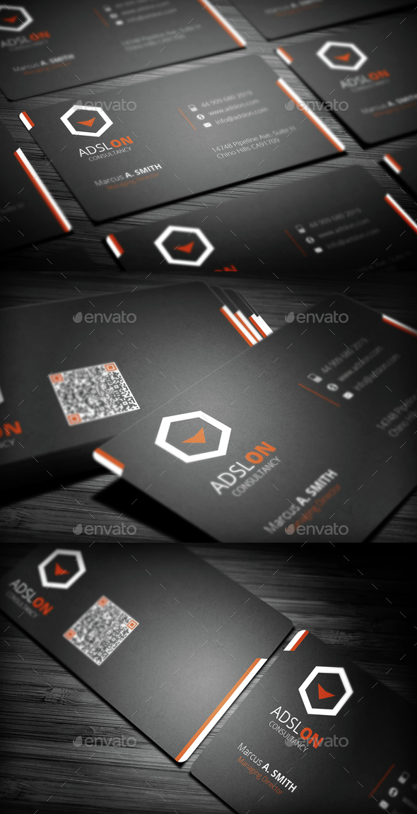 Cool Corporate Business Card - Creative Business Cards