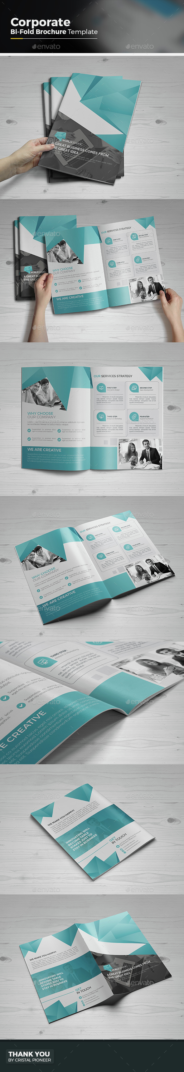 Bi Fold Brochure Template - Corporate Brochures