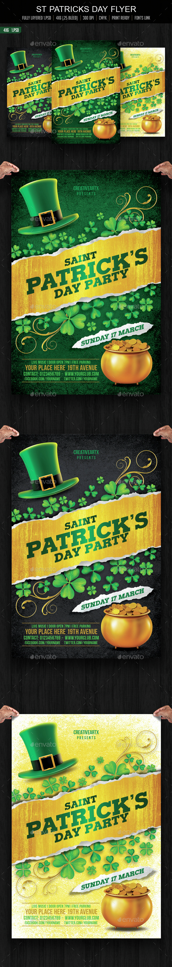 St Patricks Day Flyer - Events Flyers