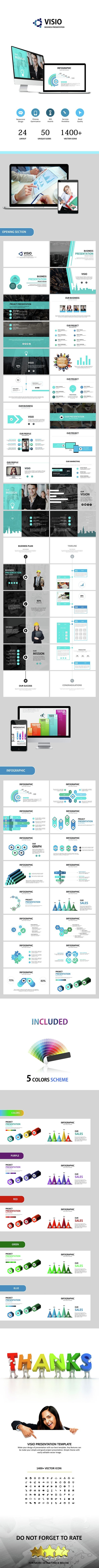 VISIO - Google Slides Business Presentation - Google Slides Presentation Templates