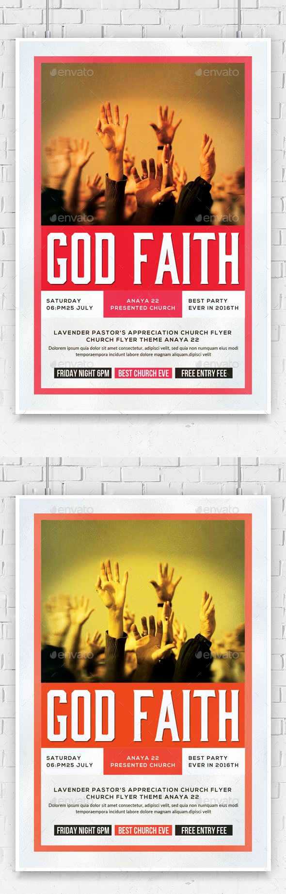 Faith Church Flyer Template - Church Flyers