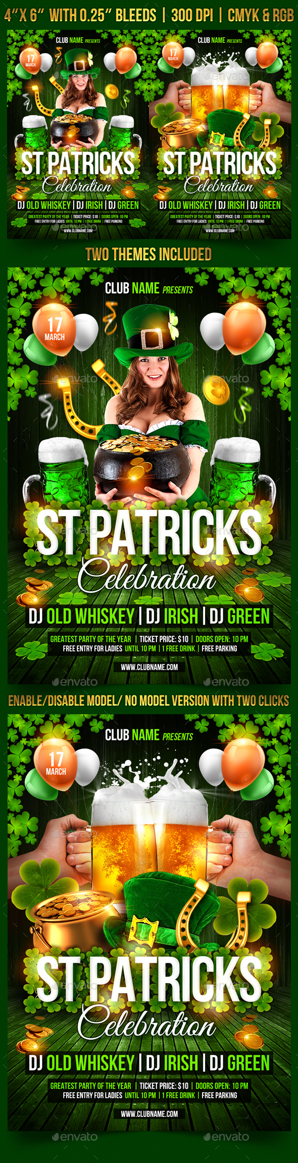 St. Patrick’s Day Celebration Flyer - Events Flyers
