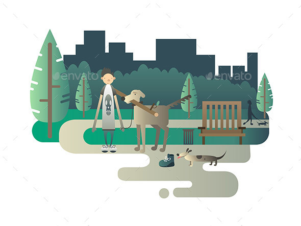 Walk With a Dog - Miscellaneous Characters