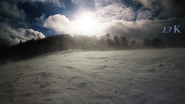 Blizzard in the Snowy Mountains