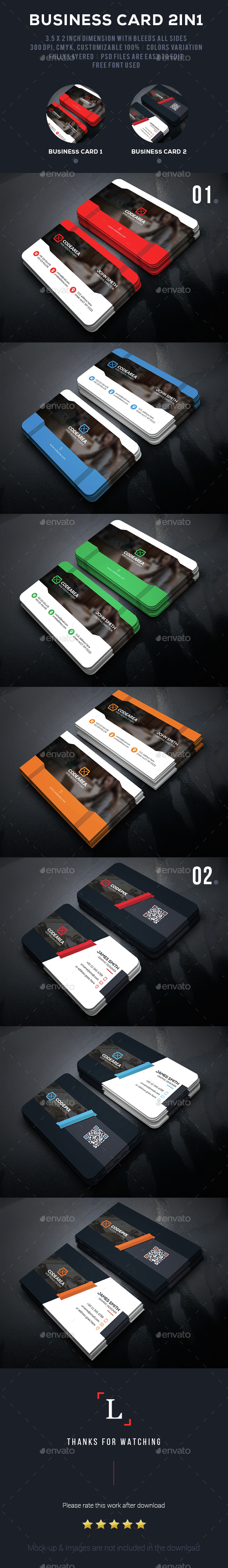 Business Card Bundle - Business Cards Print Templates
