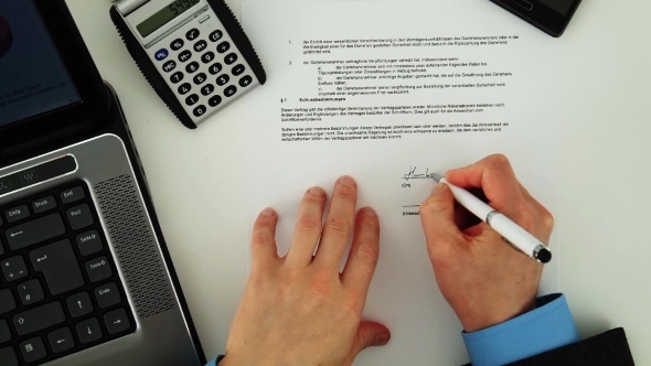 Signing a Document