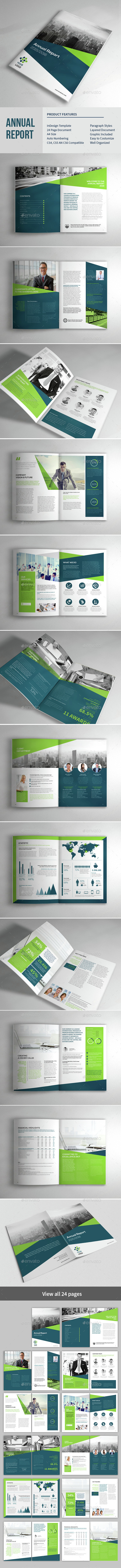 Annual Report - Brochures Print Templates