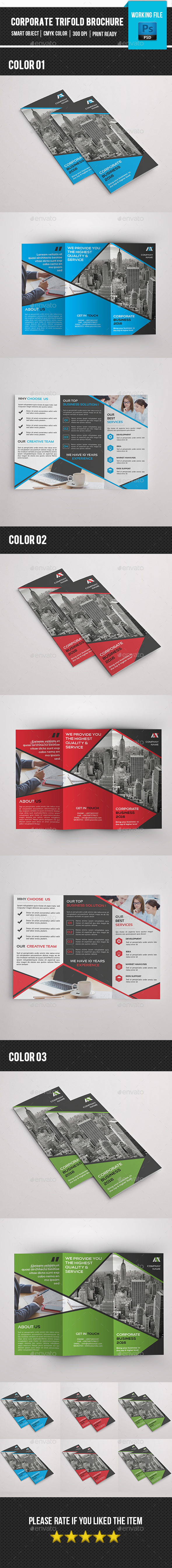 Corporate Trifold Brochure-V281 - Corporate Brochures