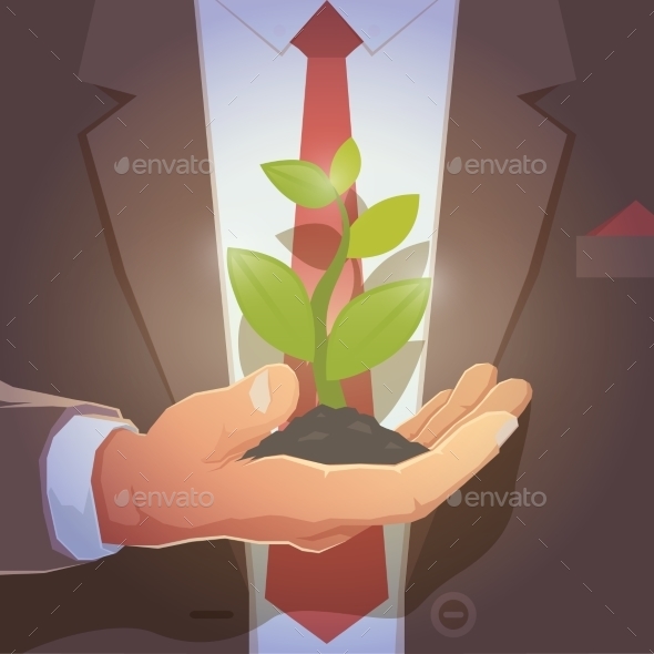 Hand Of a Businessman - Concepts Business