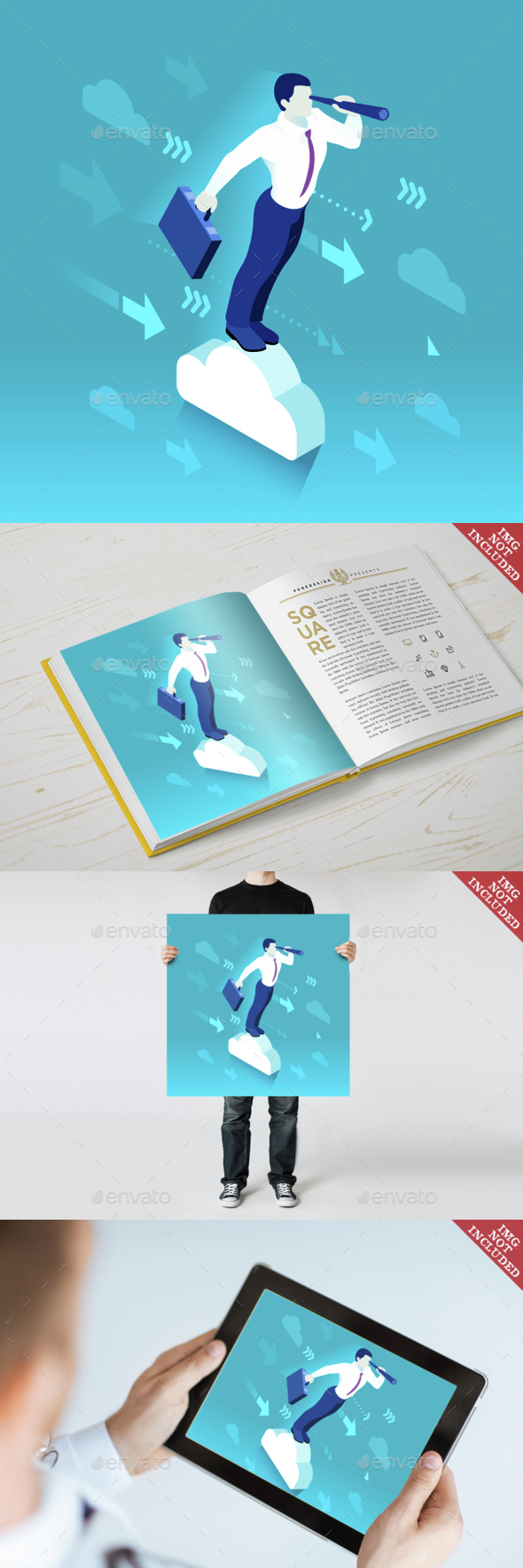Business Graph 03 People Isometric - Concepts Business