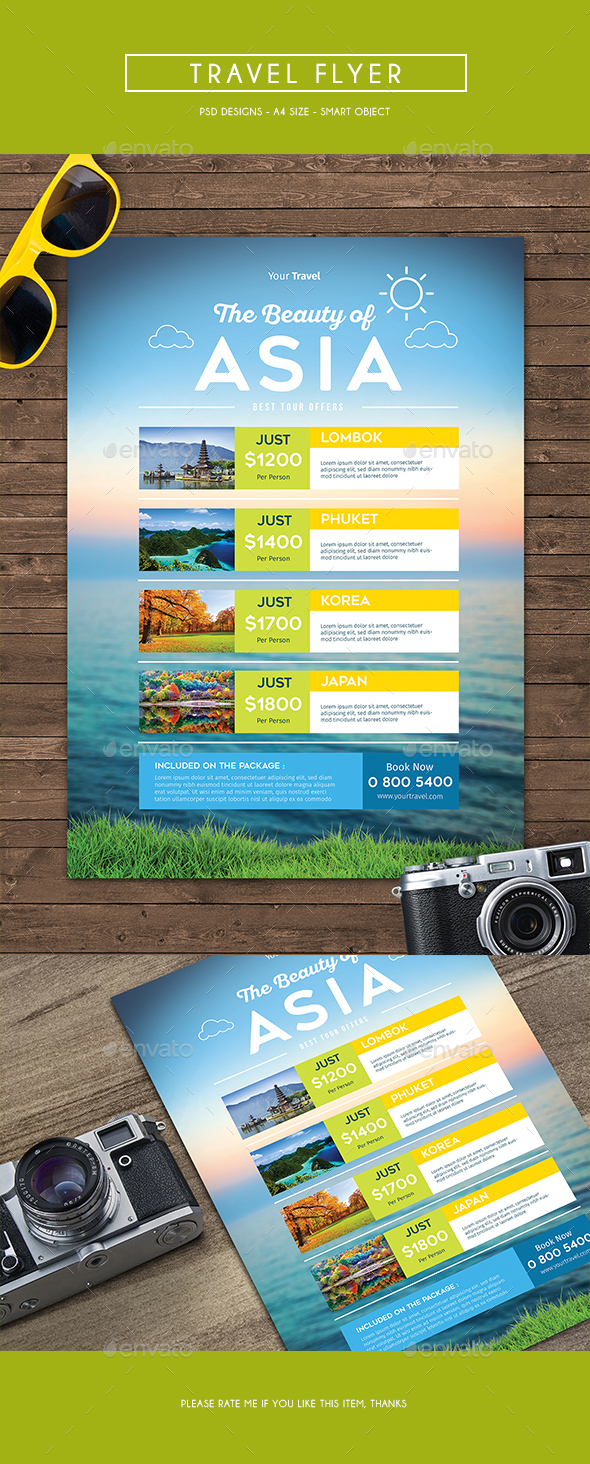 Travel Flyer - Holidays Events