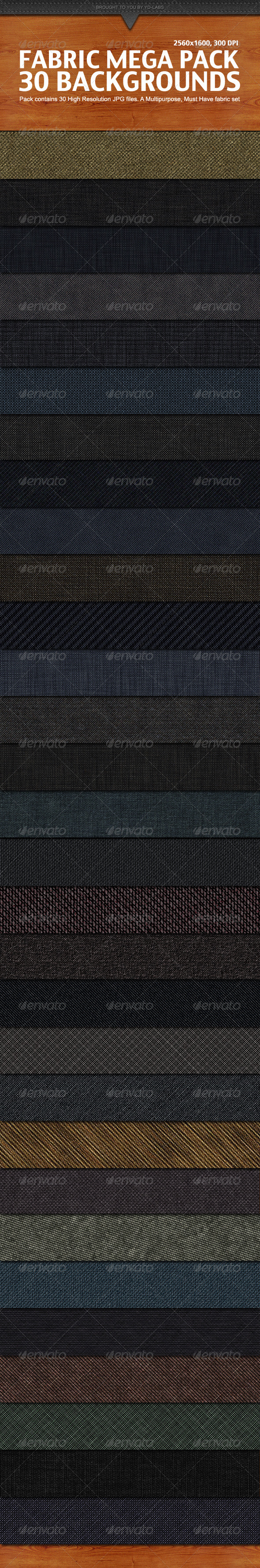 Fabric Mega Pack - Patterns Backgrounds