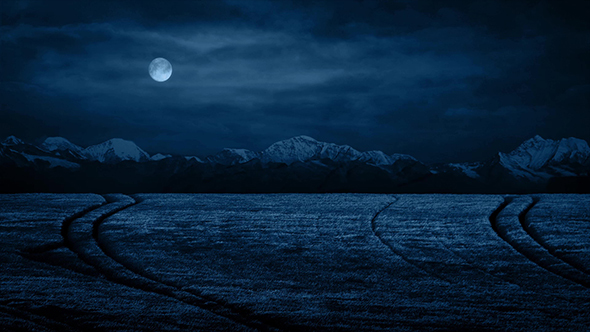 Wheat Field Under Moon At Night By Rockfordmedia Videohive