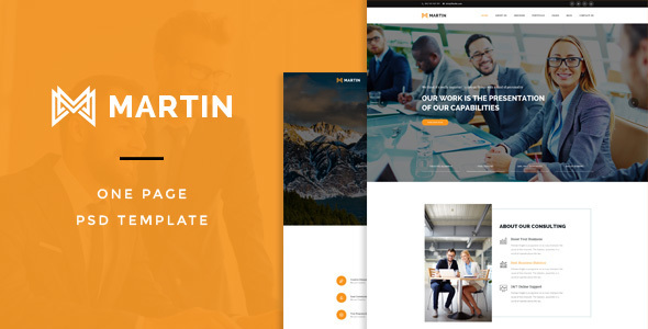 Martin : One - ThemeForest 15134305