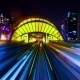 From Windshield Window Of The First Wagon Of Best View Night. - VideoHive Item for Sale