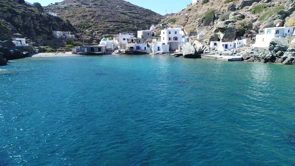 Village of Seralia on the island of Sifnos in the Cyclades in Greece alt