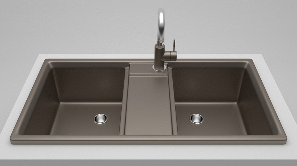 Kitchen sink with - 3Docean 15136993