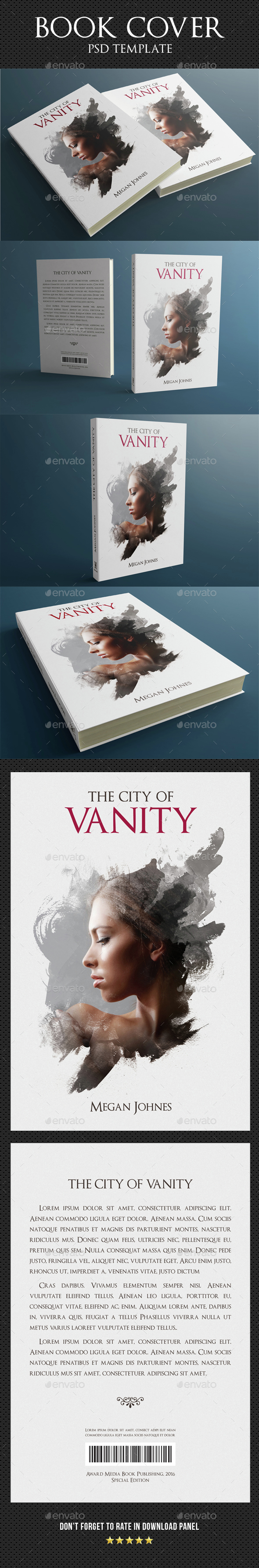 Book Cover Template 03 - Miscellaneous Print Templates