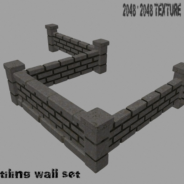 wall set - 3Docean 15142636
