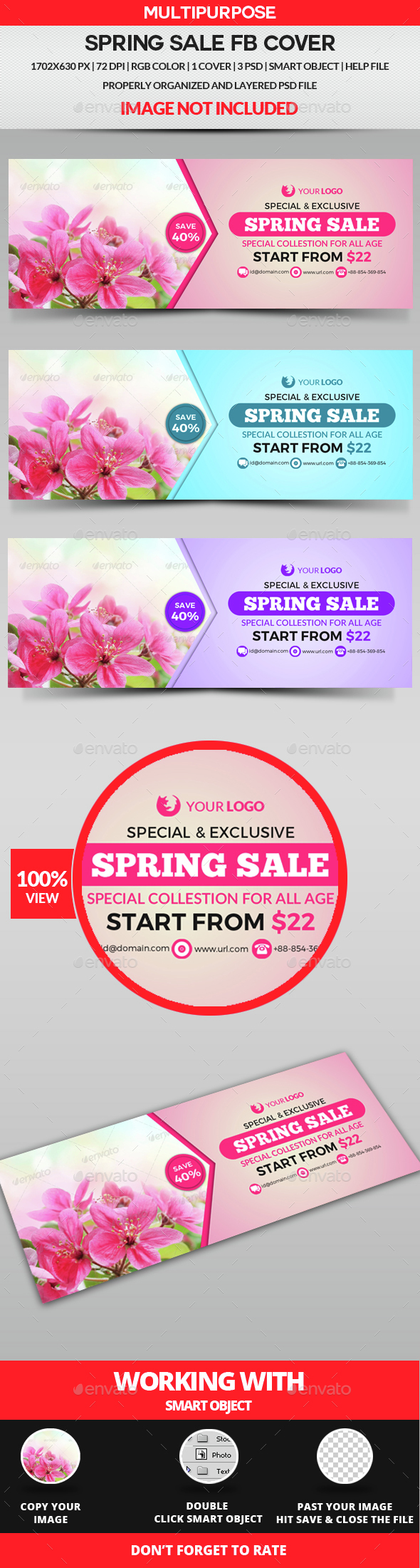 Spring Sale Facebook Cover - Facebook Timeline Covers Social Media