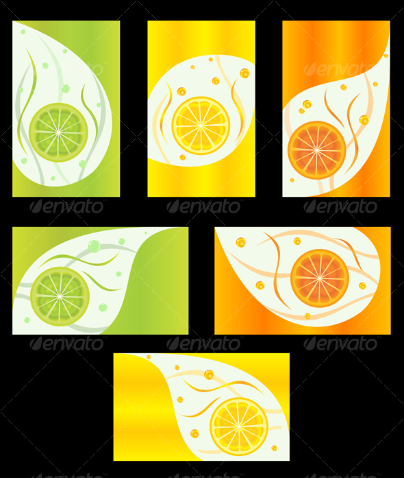 Background with fruit
