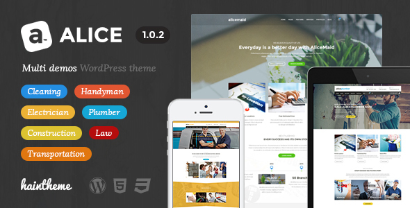Alice - Multi-Concept Business WordPress Theme - Business Corporate