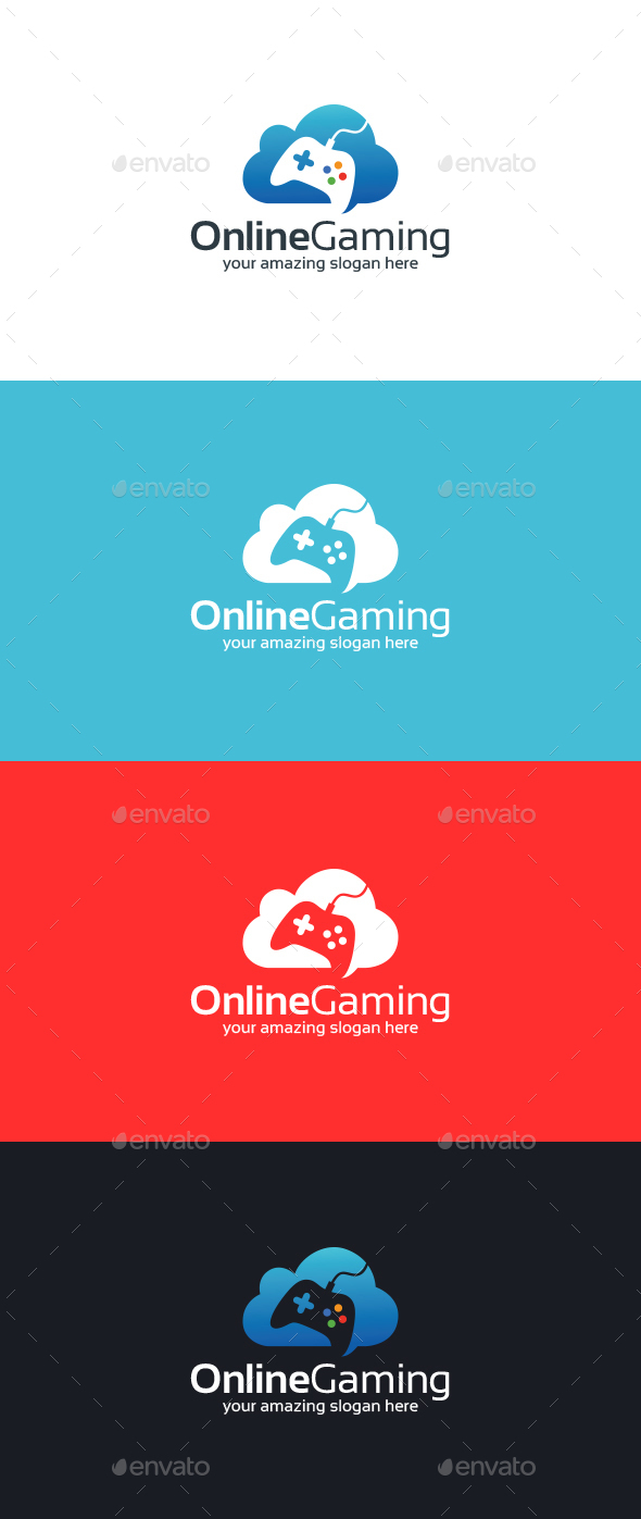 Online Gaming Logo Template - Symbols Logo Templates