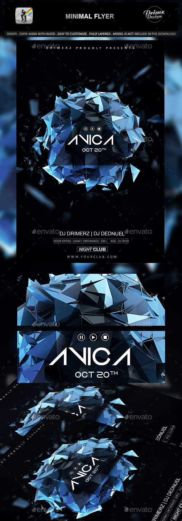 Minimal Flyer - Events Flyers