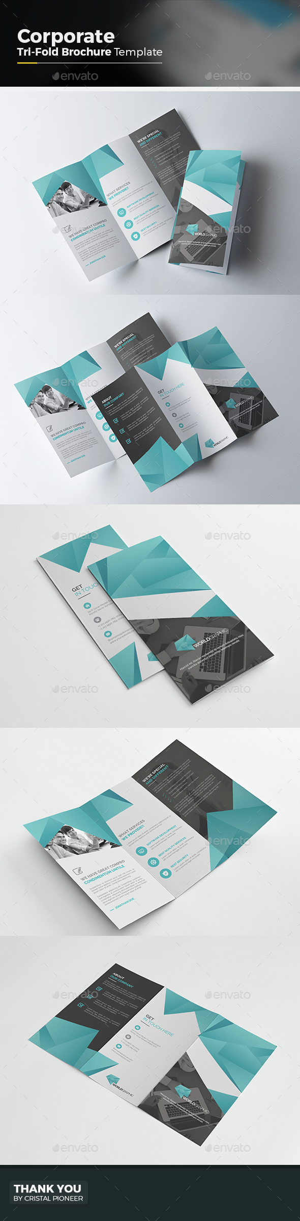 Corporate Tri fold Brochure - Corporate Brochures