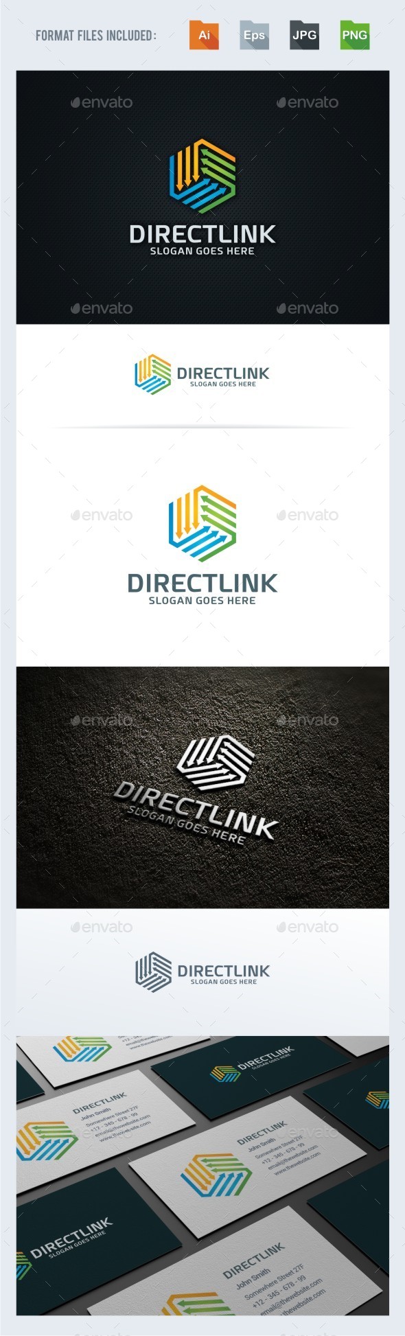 Directions / Arrow Logo Template - Symbols Logo Templates