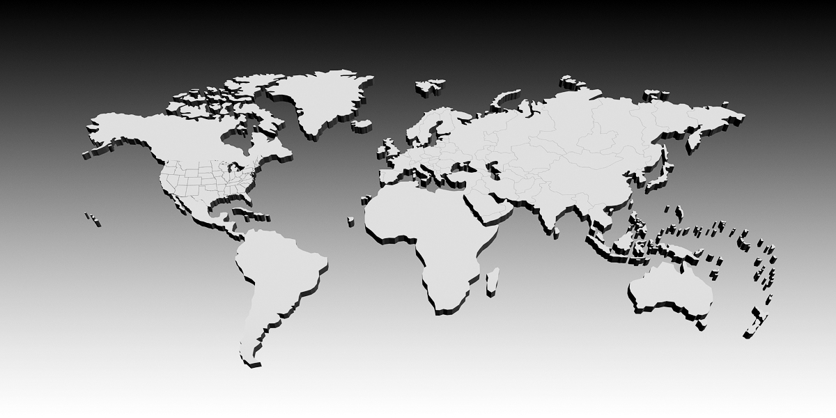 world 3d map