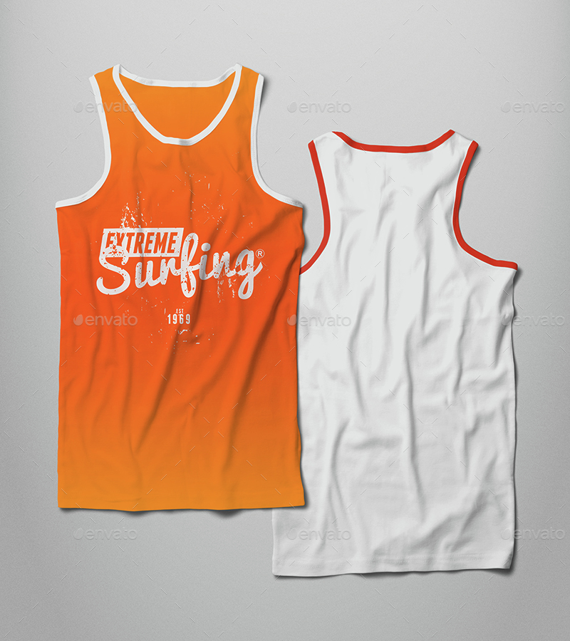 Download Male Tank Top T Shirt Mock Up By Vasaki Graphicriver