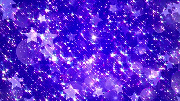 Bright Stars Looped Background