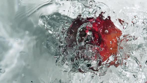 Apple dropping water