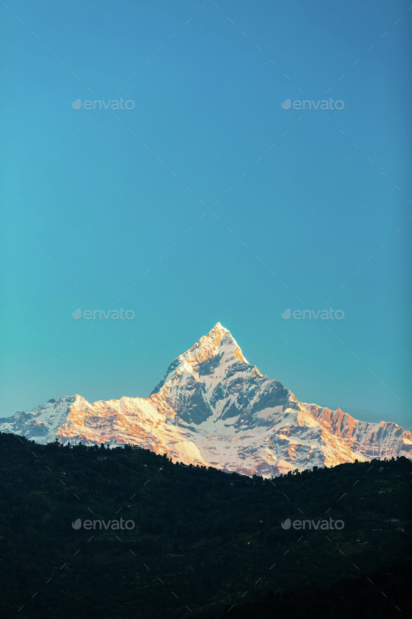 Mountains inspirational landscape, Himalayas