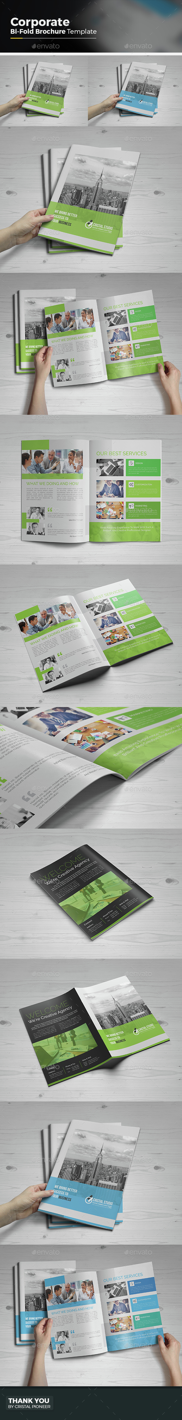 Bi Fold Brochure Template - Corporate Brochures
