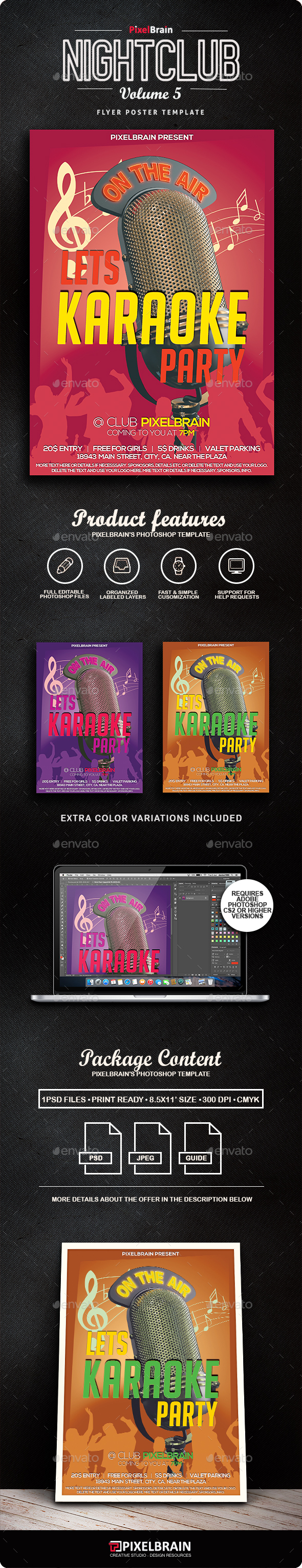 Nightclub Flyer/Poster Vol. 5 - Clubs & Parties Events