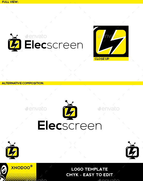 Elecscreen Logo - Objects Logo Templates
