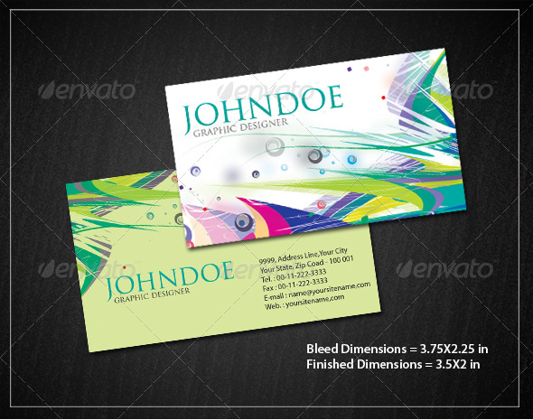 Abstract Business Card Set - Creative Business Cards