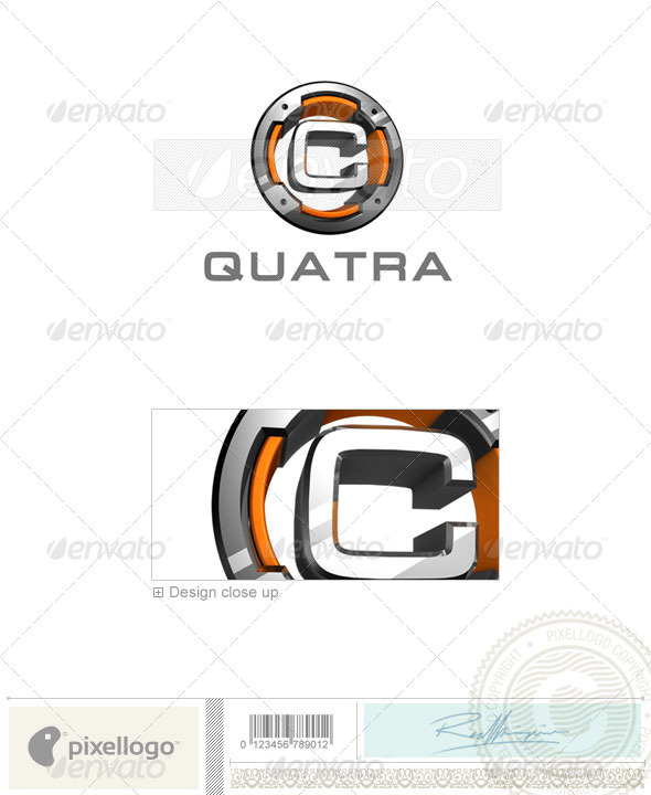 C Logo - 3D-494-C - Letters Logo Templates