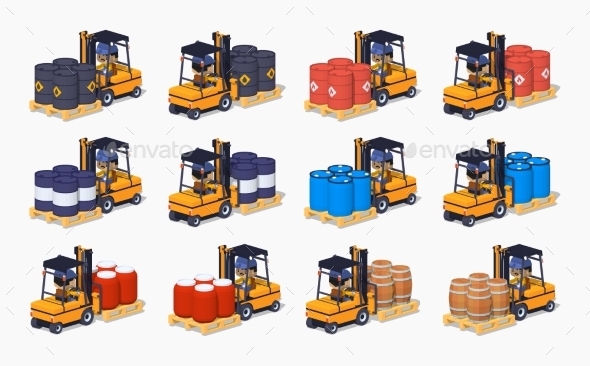 Barrels on the Forklifts - Industries Business