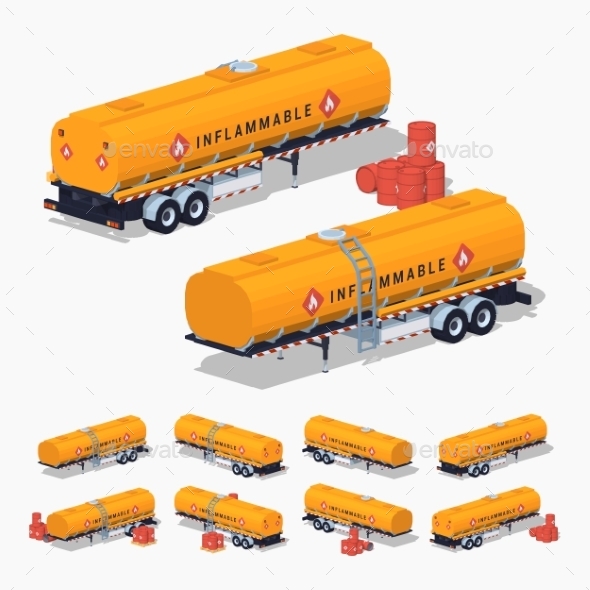 Orange Fuel Tank - Industries Business