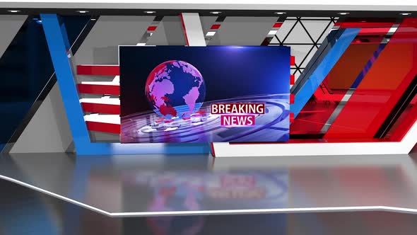 Virtual Studio Set Blue With Red 907 D alt