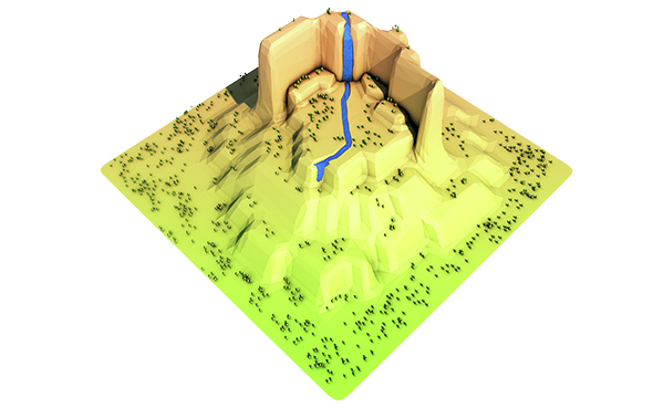 Low Poly Mountain - 3Docean 15170314