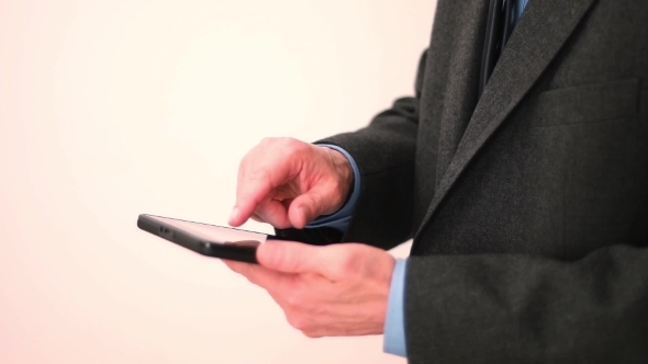 Businessman Using Tablet Computer