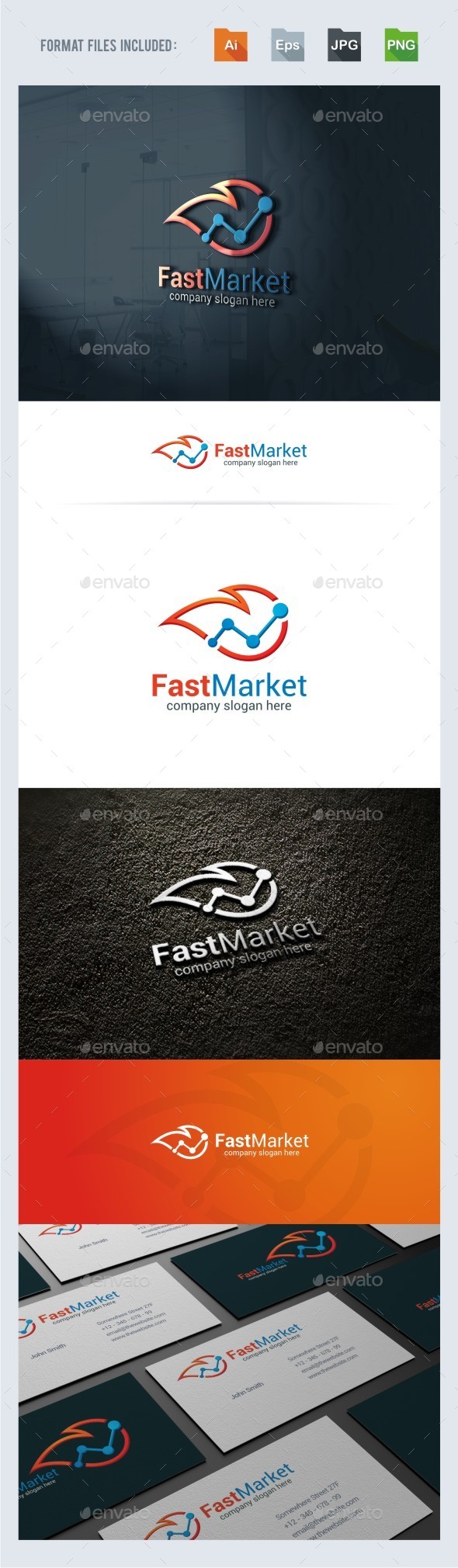 Fast Marketing Logo Template - Symbols Logo Templates