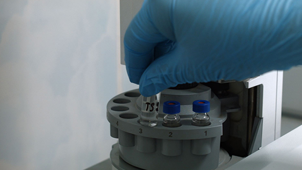 Tubes Prepared in Lab Centrifuge Machine