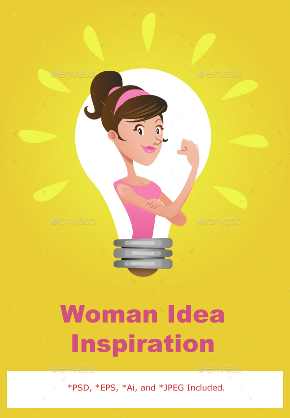 We Can Do It Woman Emancipation Idea - Conceptual Vectors