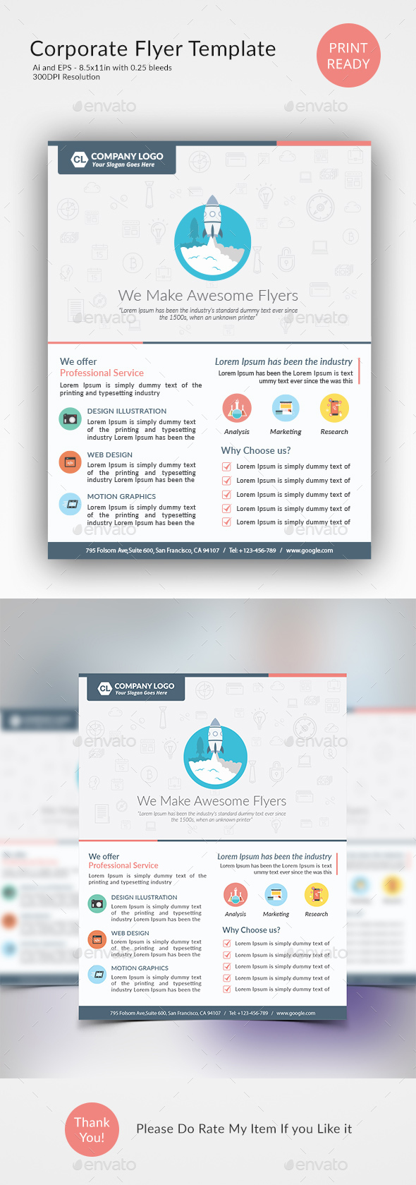Creative Flyer Template - Corporate Flyers